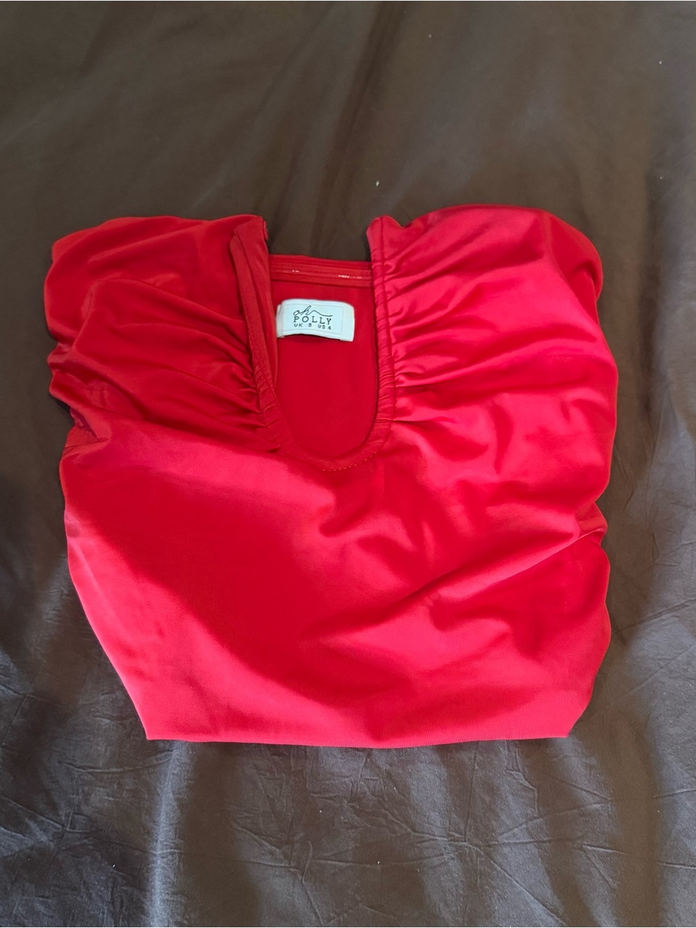 Red Corset Women's Top